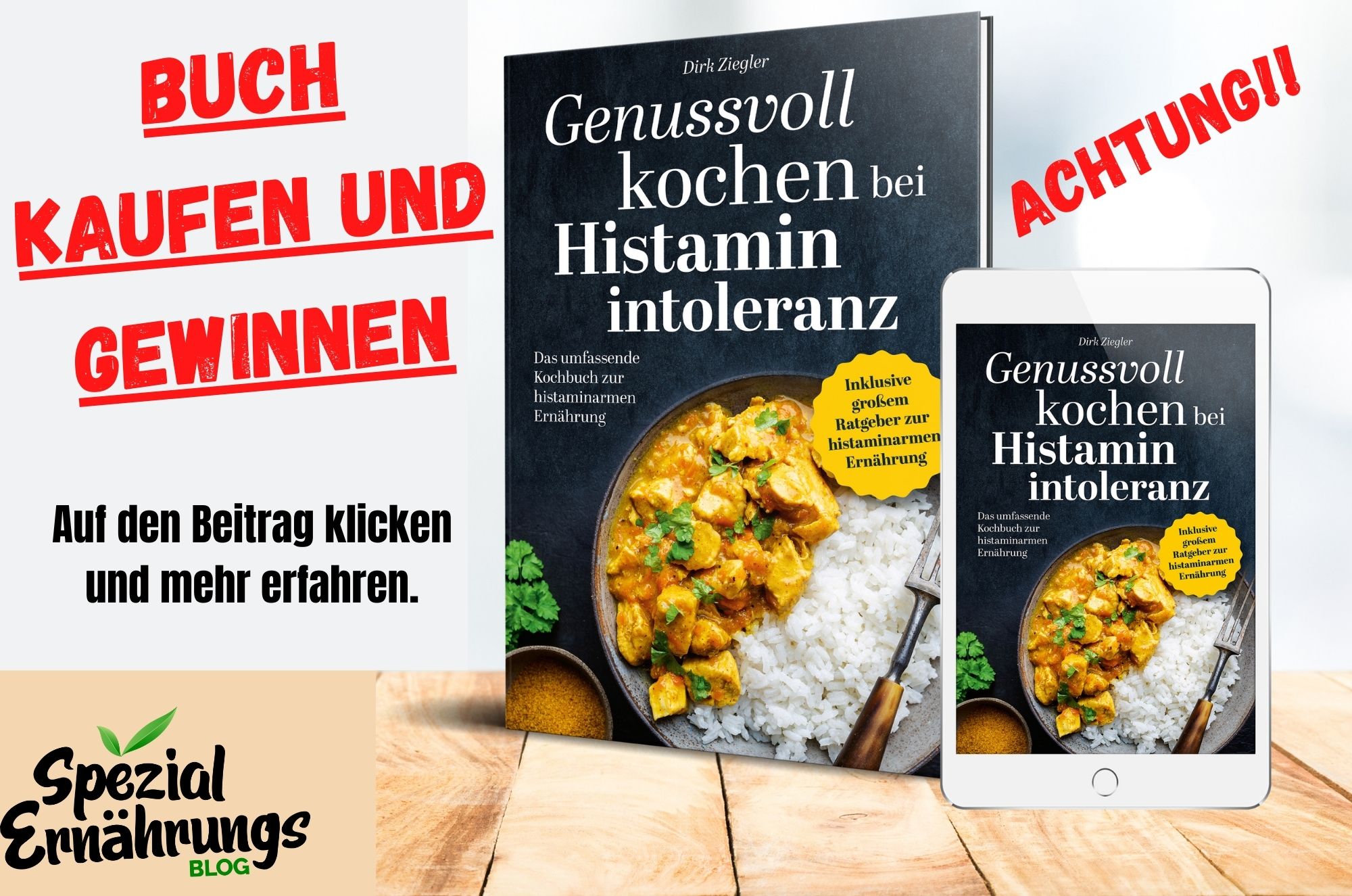 Gewinnspiel Histaminintoleranz Kochbuch