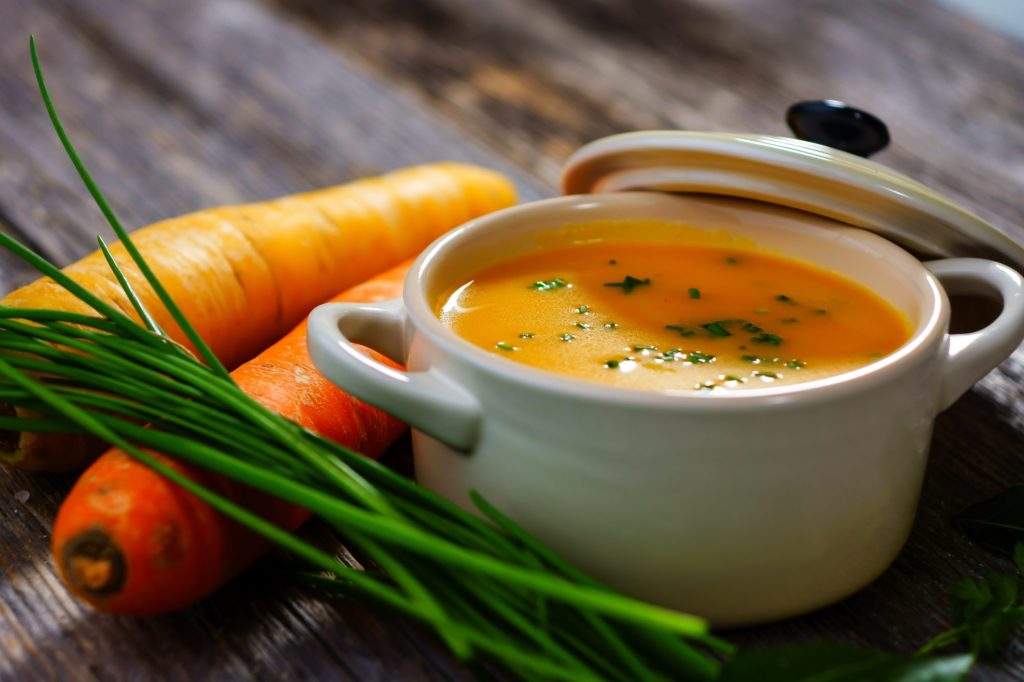 Glutenfreie und Laktosefreie Karotten-Suppe