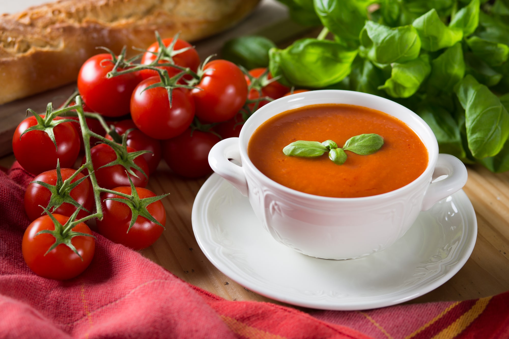 Fruchtige Tomaten-Creme-Suppe - Spezial-Ernährungs-Blog